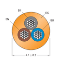 CABLE3X0.34-XX-PUR-OG-100M/TXO