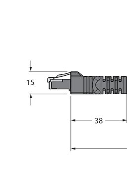 Thumbnail for RJ45S FKSD 841-0.5M