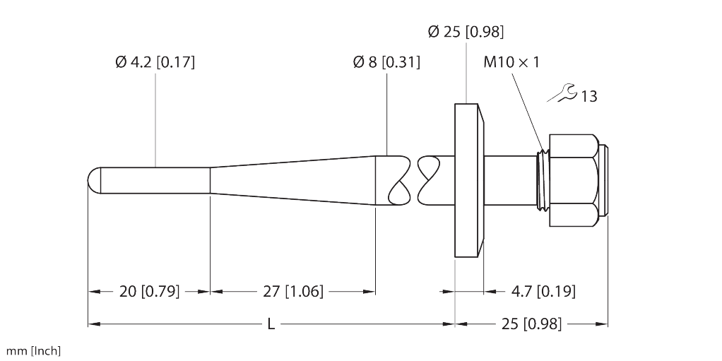 THW-3-TRI3/4-A4-L250