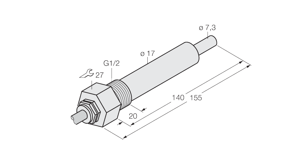 FCS-G1/2HC4-NAEX0/L140/D024 5M